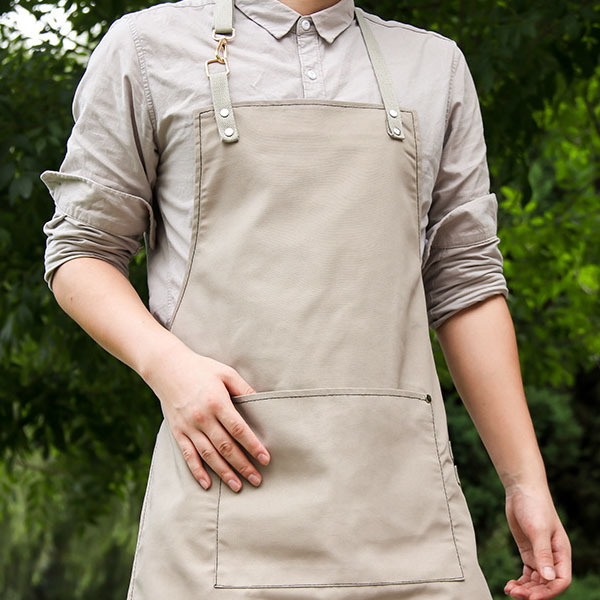 掛脖可調節職人圍裙
