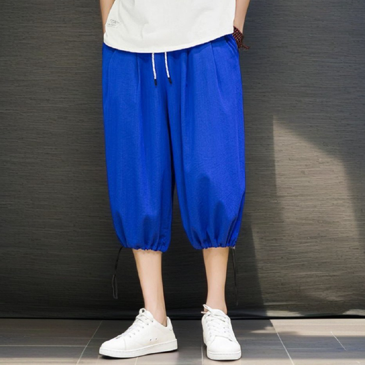 拉繩膝下褲