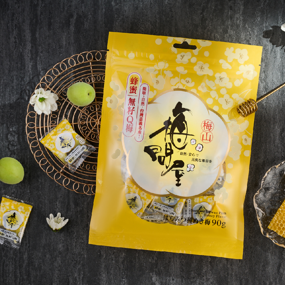 蜂蜜無籽Q梅-袋裝90g