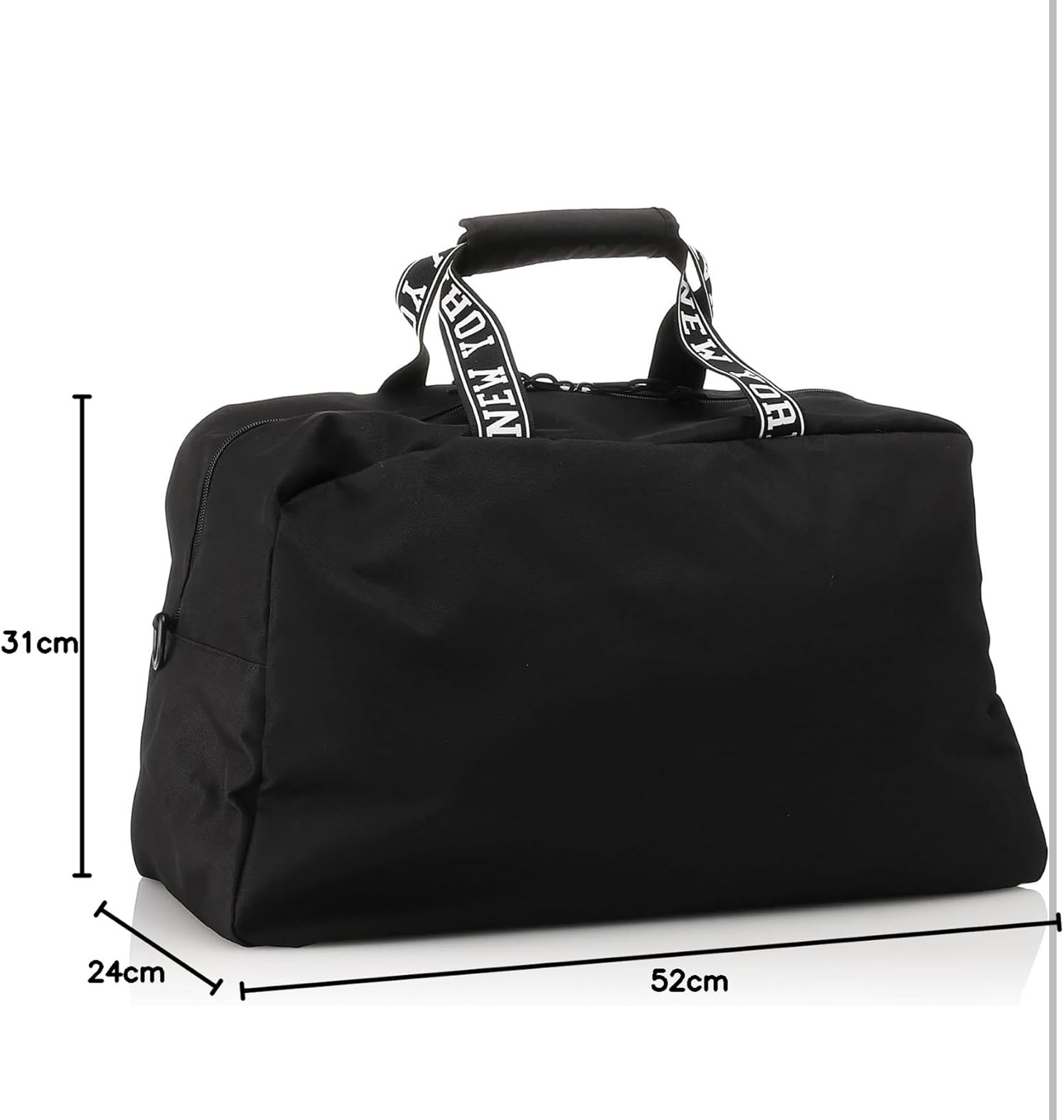 【預購】J0324903 MLB 旅行用斜孭袋 / 波士頓袋 黑色