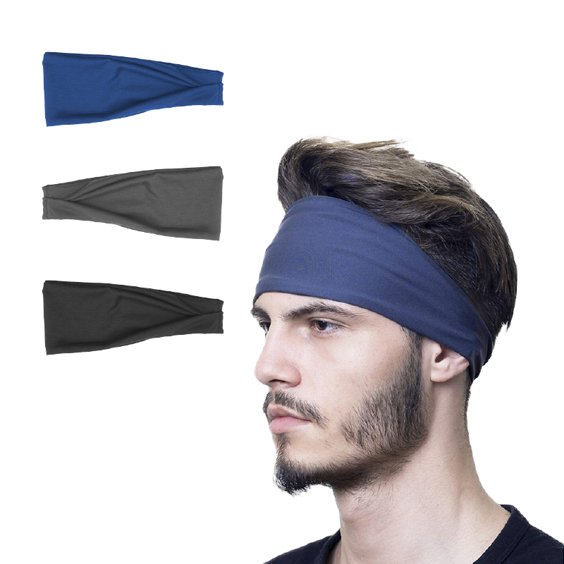 素色款運動吸汗頭帶