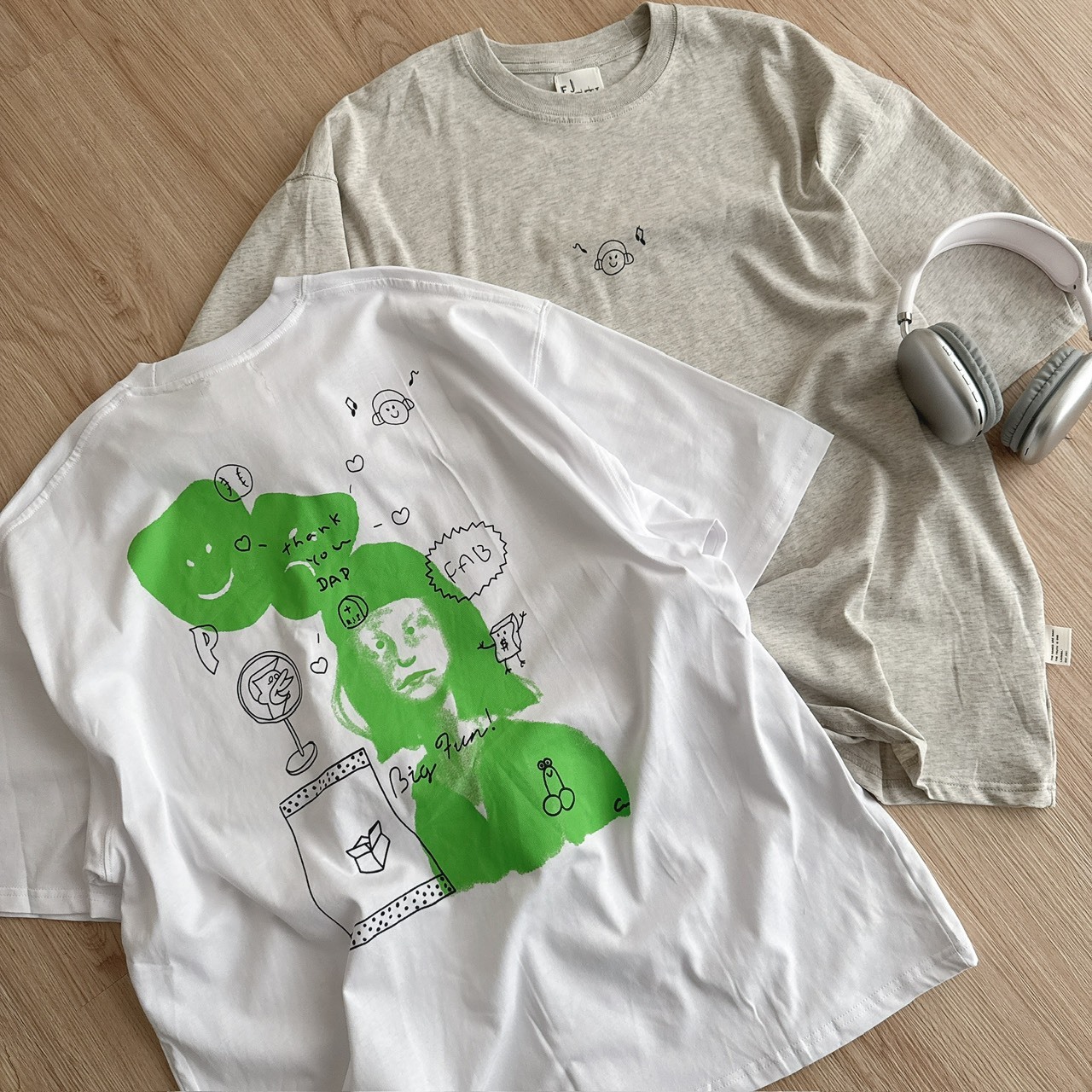 （現貨）售完不補 240G 美式 街頭 拼貼 塗鴉 短T