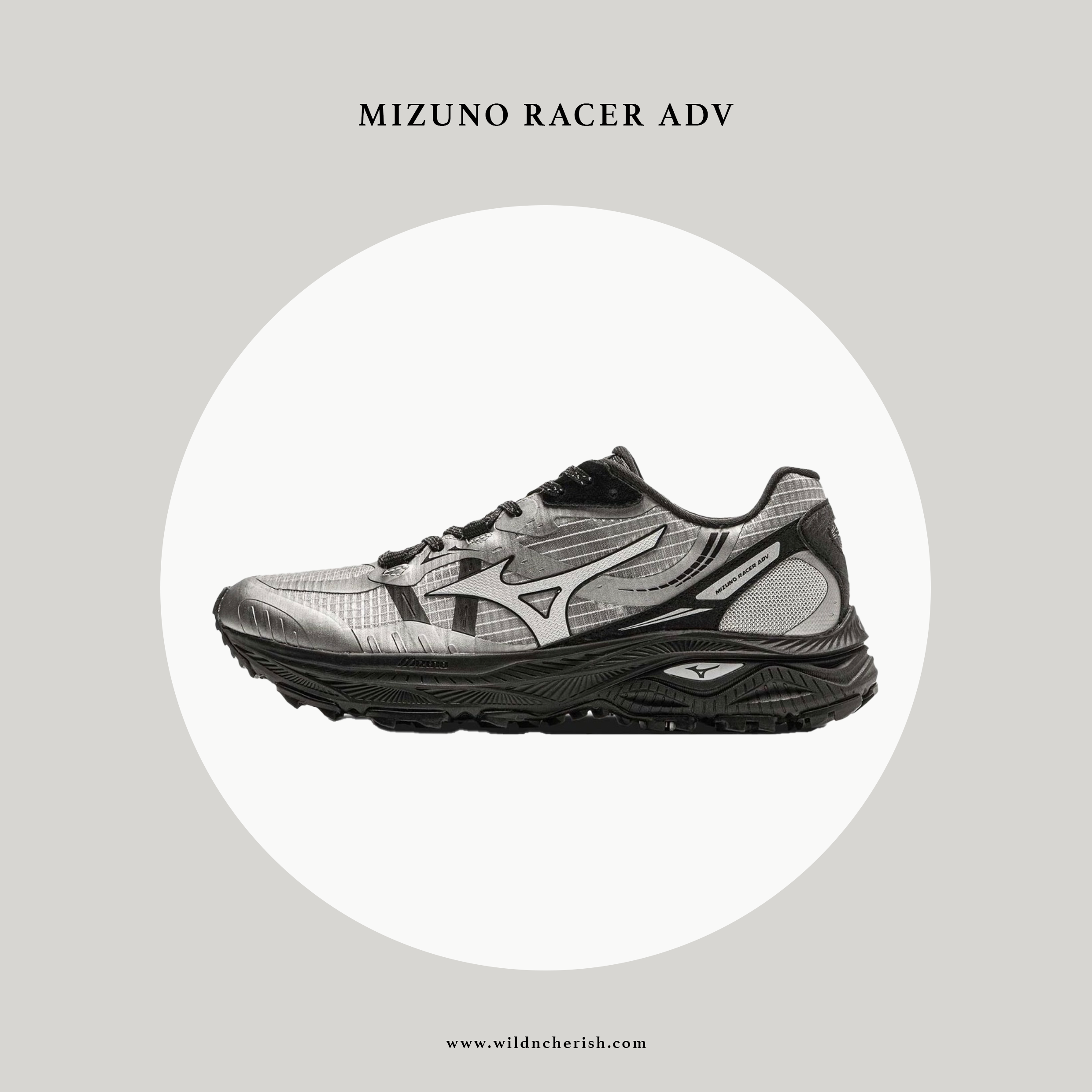 預訂 | Mizuno Racer ADV 黑銀色