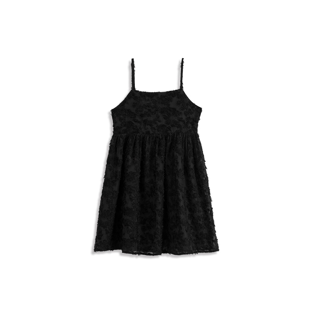 Feather lace back hollow tie short dress, two colors for sale【01086979】in stock+pre-order