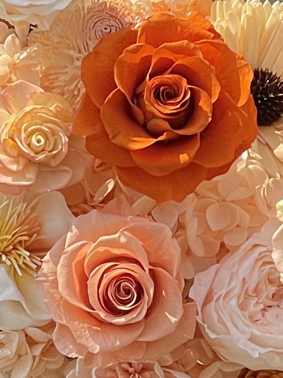 奢華燦爛暖陽羅馬洞石 永生盆花