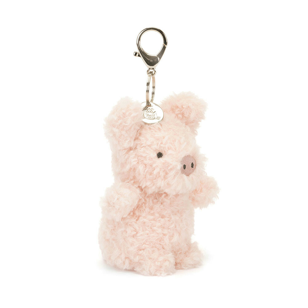 Jellycat Little Pig Bag Charm 毛茸茸小豬吊飾/鑰匙圈