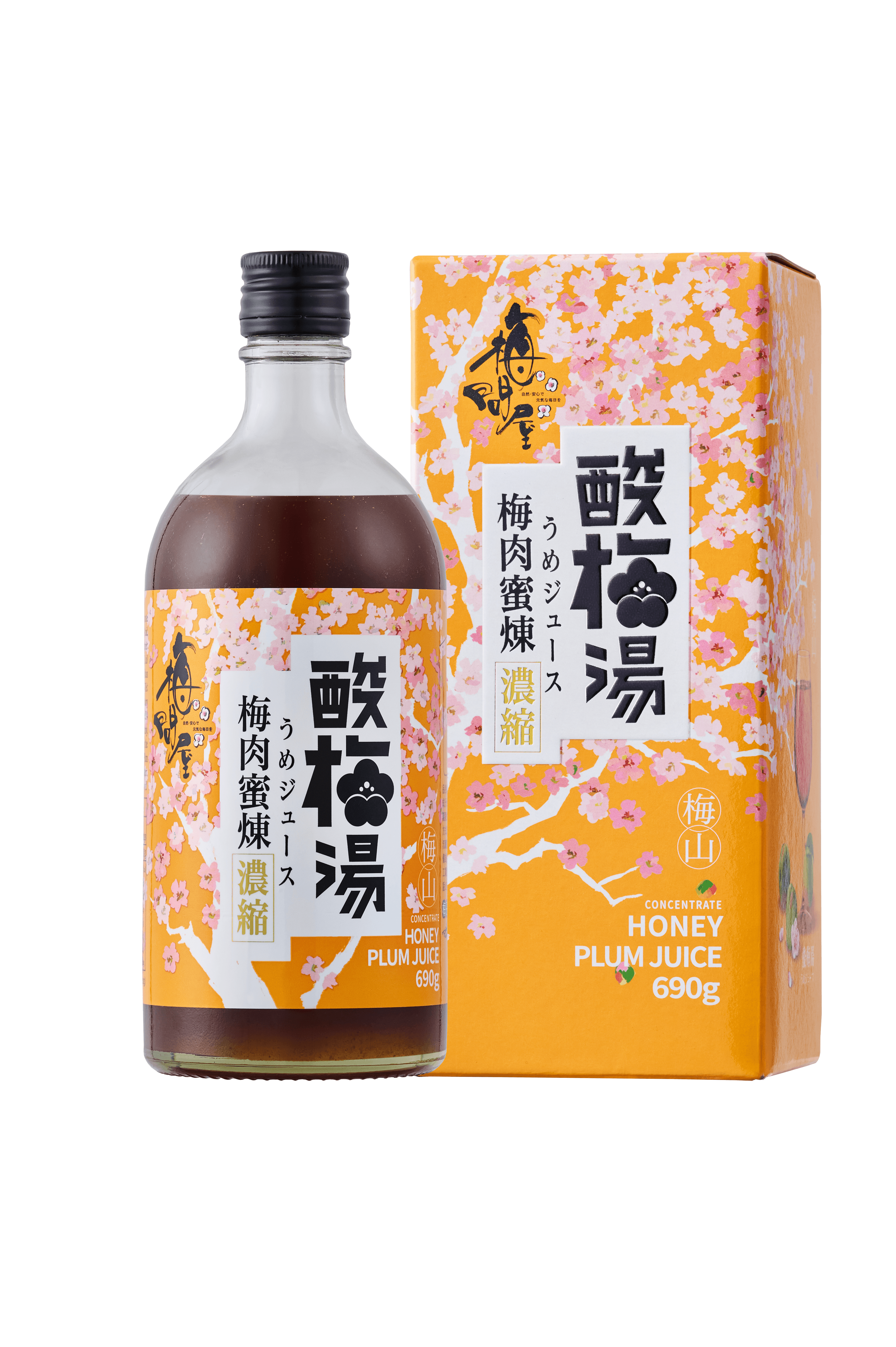 梅山濃縮酸梅湯-玻璃罐裝690g