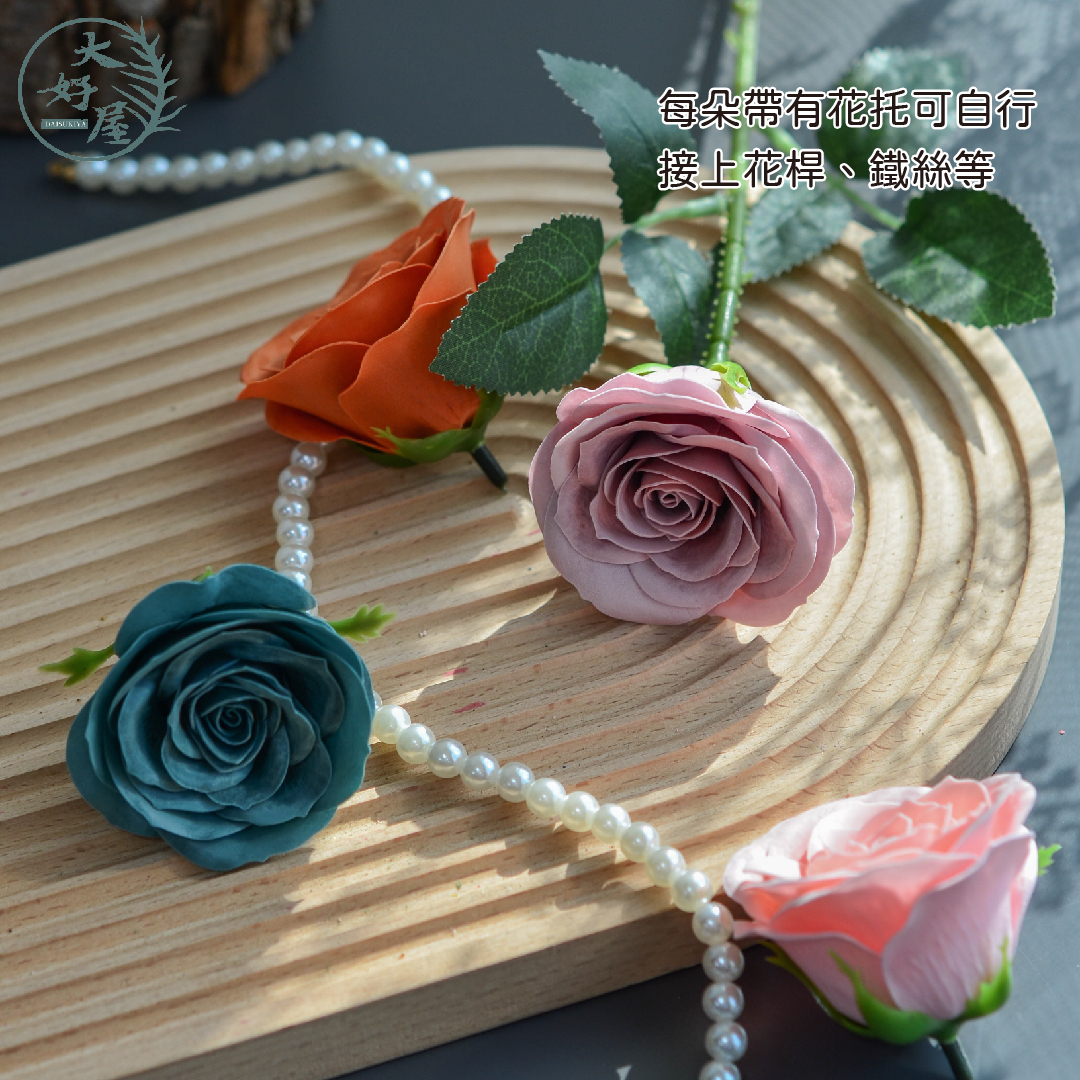 香皂甦醒玫瑰花【6cm】