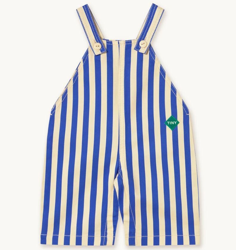 TINYCOTTONS 條紋吊帶褲 STRIPED DUNGAREE