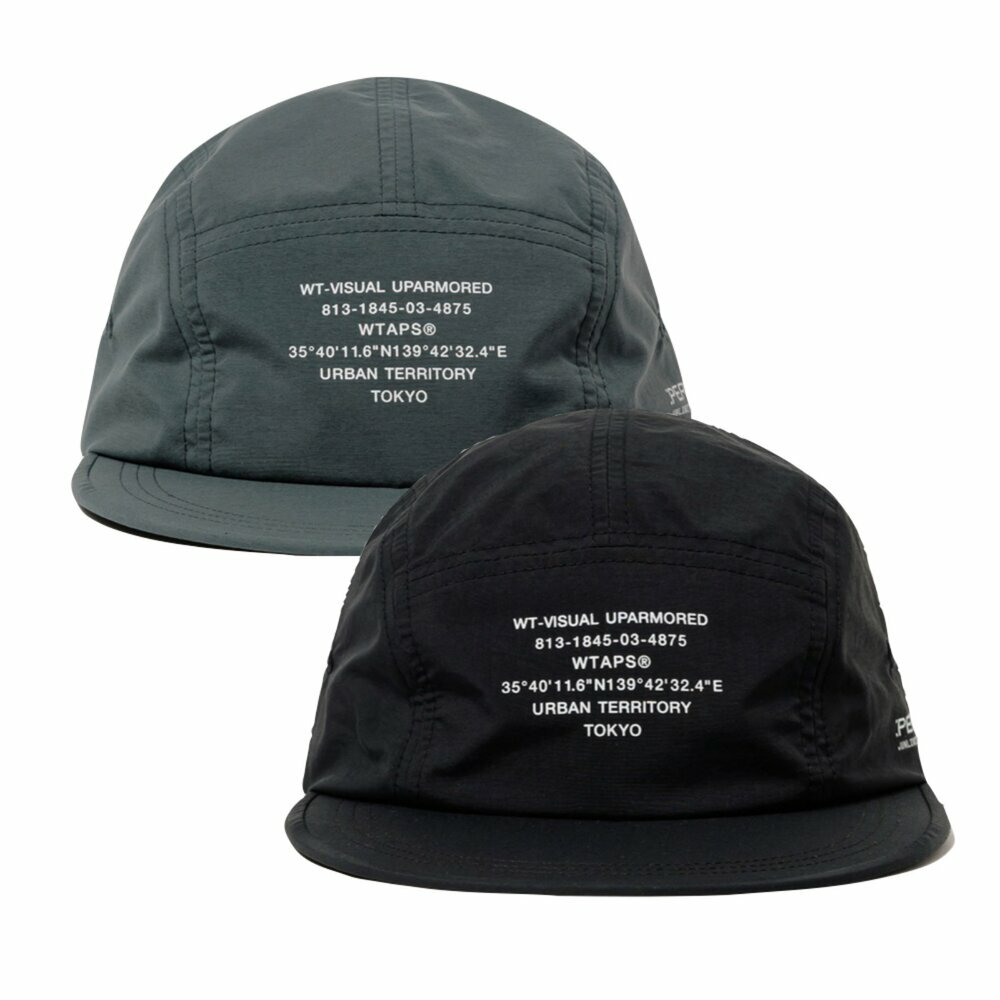 Wtaps Tussah Pertex® Cap 尼龍帽 淺黑/黑 251HCDT-HT07
