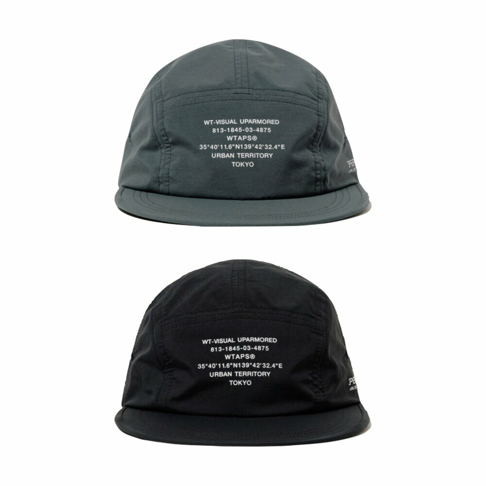Wtaps Tussah Pertex® Cap 尼龍帽 淺黑/黑 251HCDT-HT07