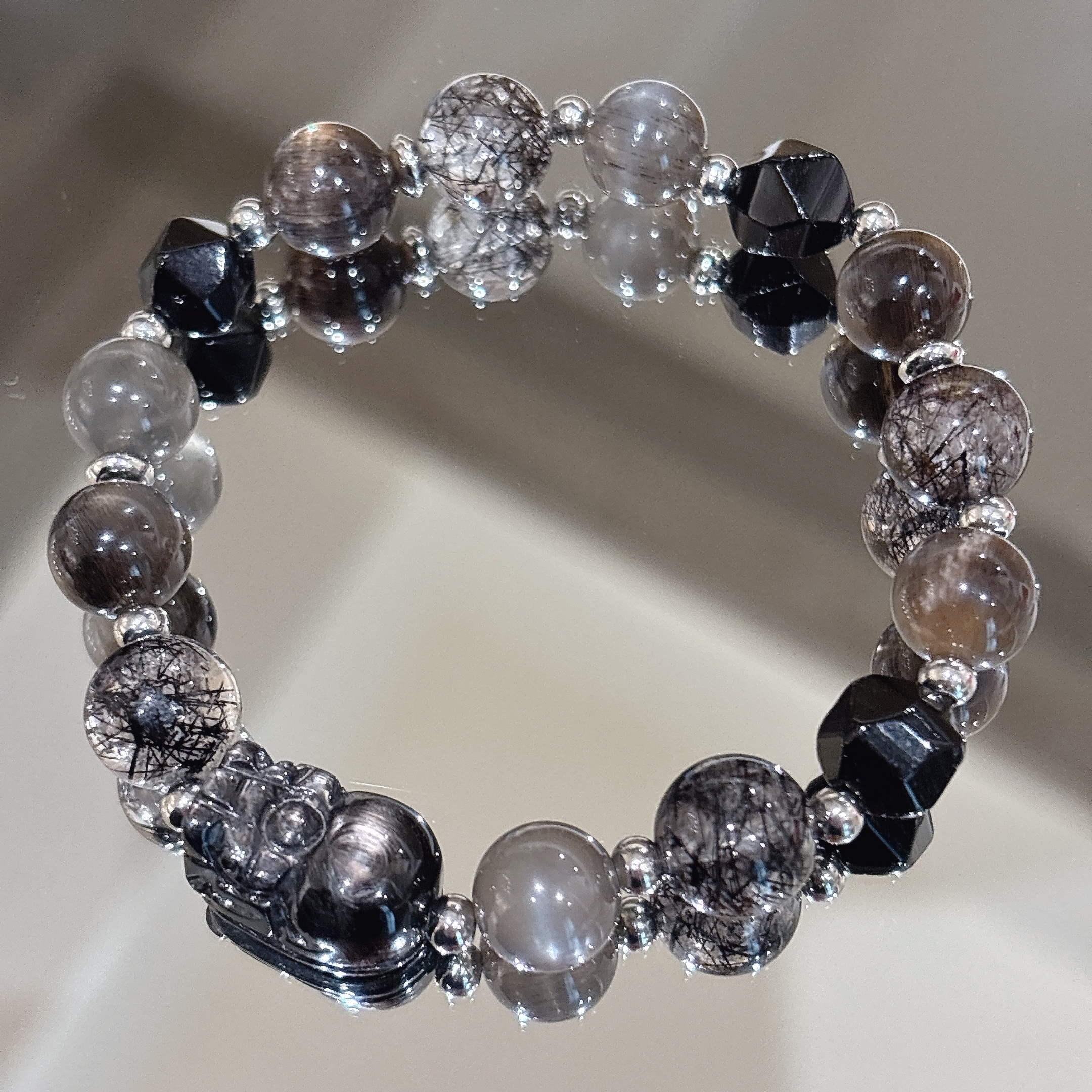 吸引財富防小人 | 天盾 | 金運貔貅《彈力繩款式》