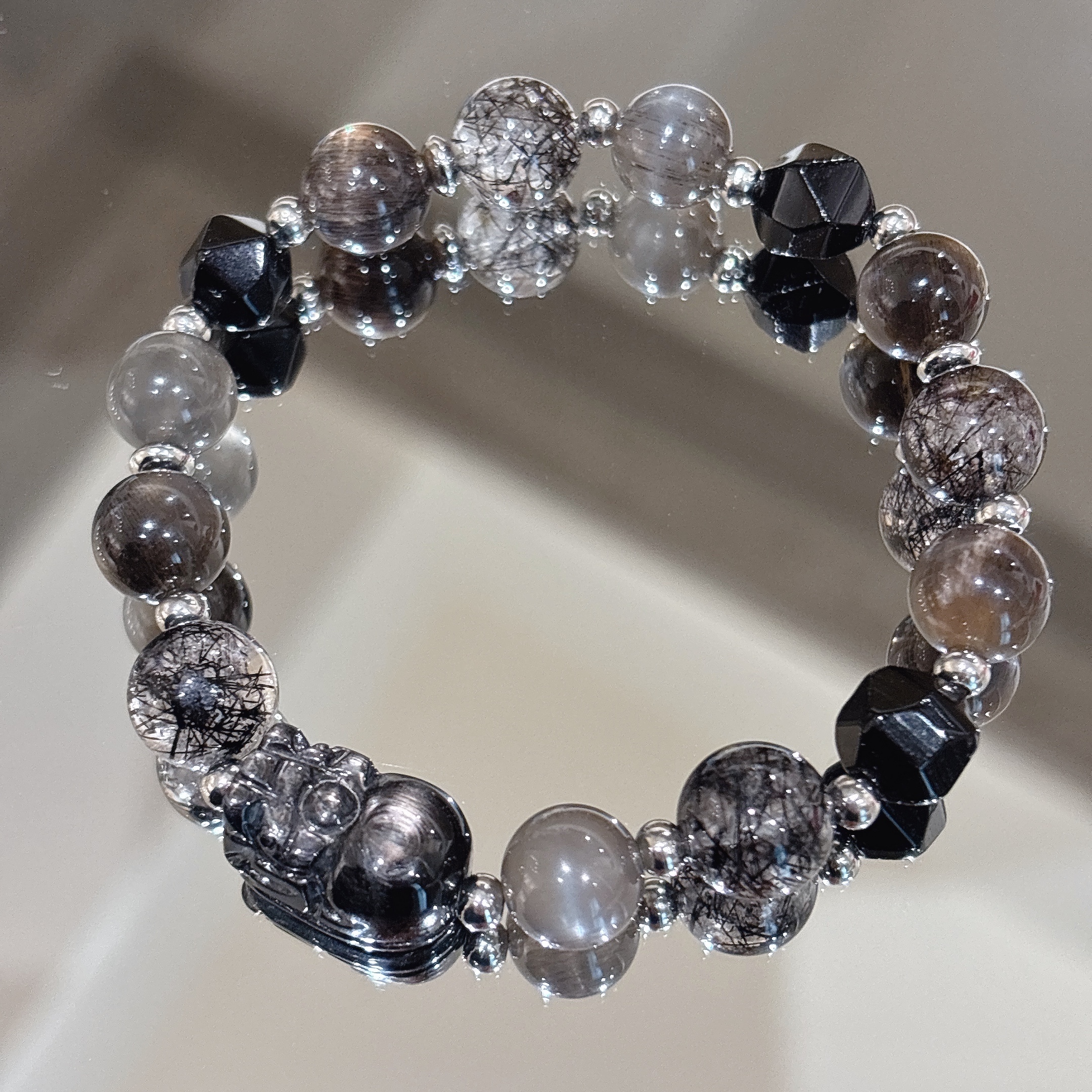 吸引財富防小人 | 天盾 | 金運貔貅《彈力繩款式》