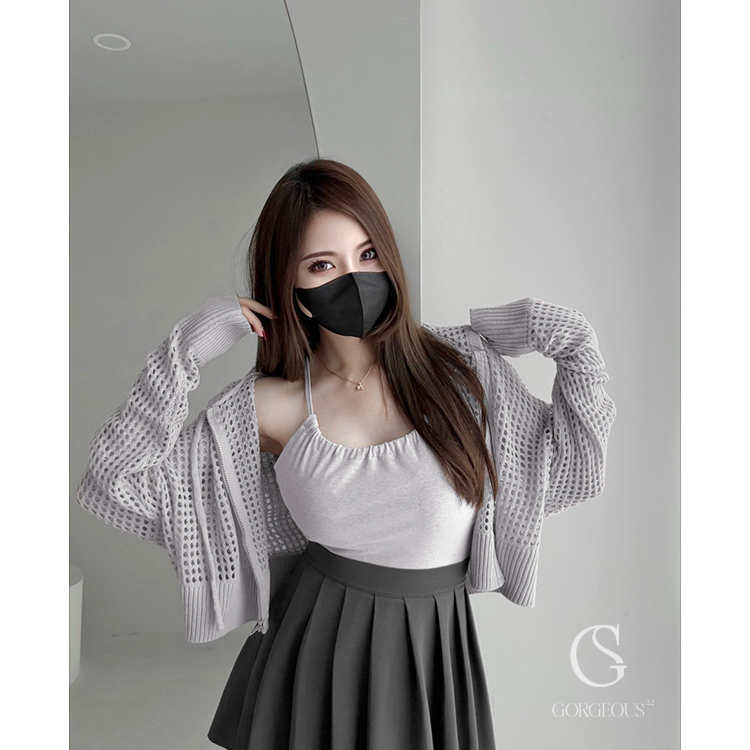 G3012 現貨「Suger Hot. 洞洞外套」