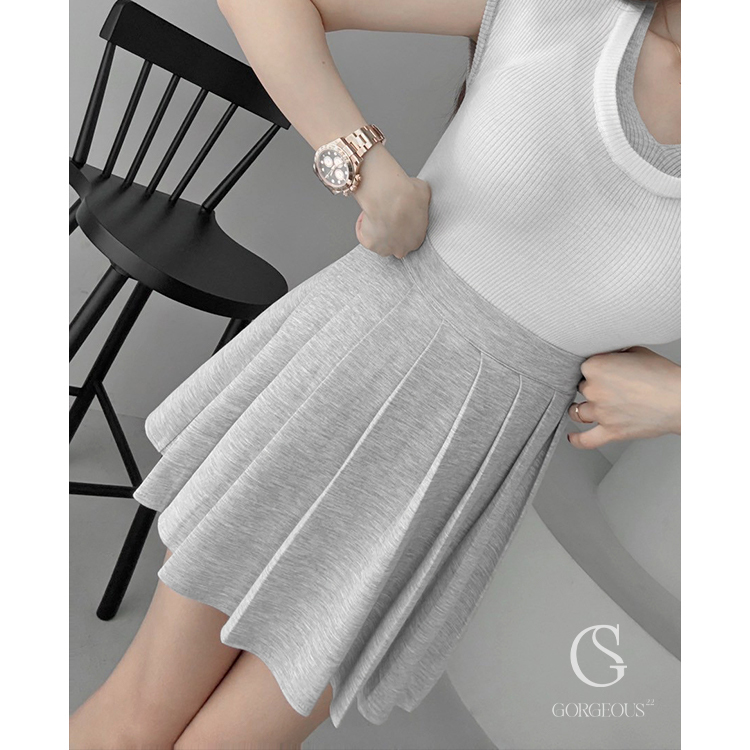 G9571 現貨「SUMMER! 百褶褲裙 (糯米夏版)」