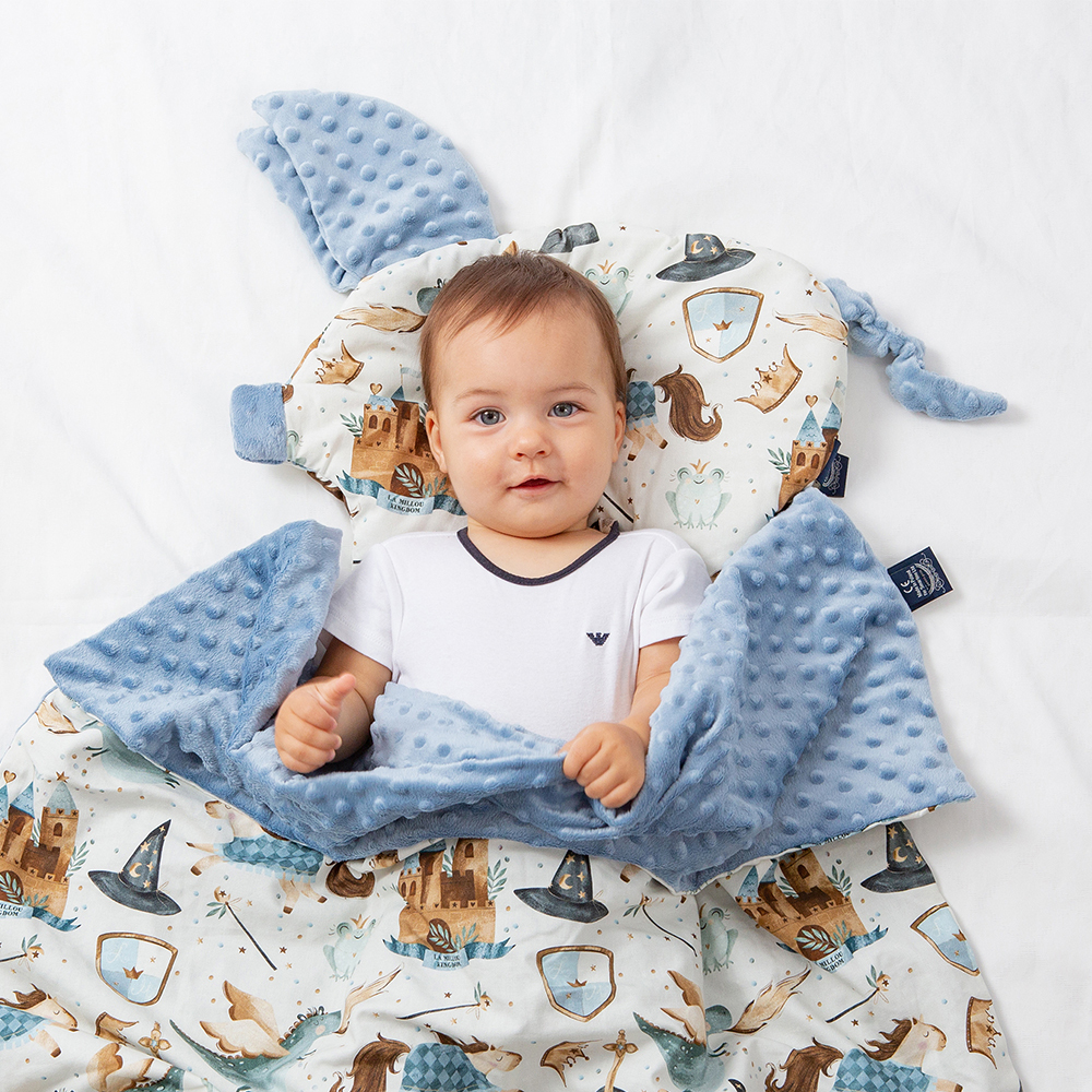 Gift DollBao 新生兒暢銷枕被(3入組彌月禮盒) (巧柔豆豆毯標準款+小豬枕+竹纖涼感巾標準款)｜多款可選