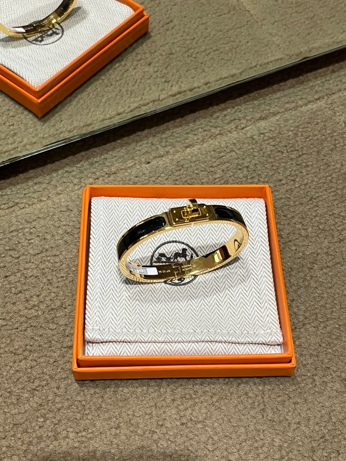 Mini clic kelly bracelet pm 89 noir CC