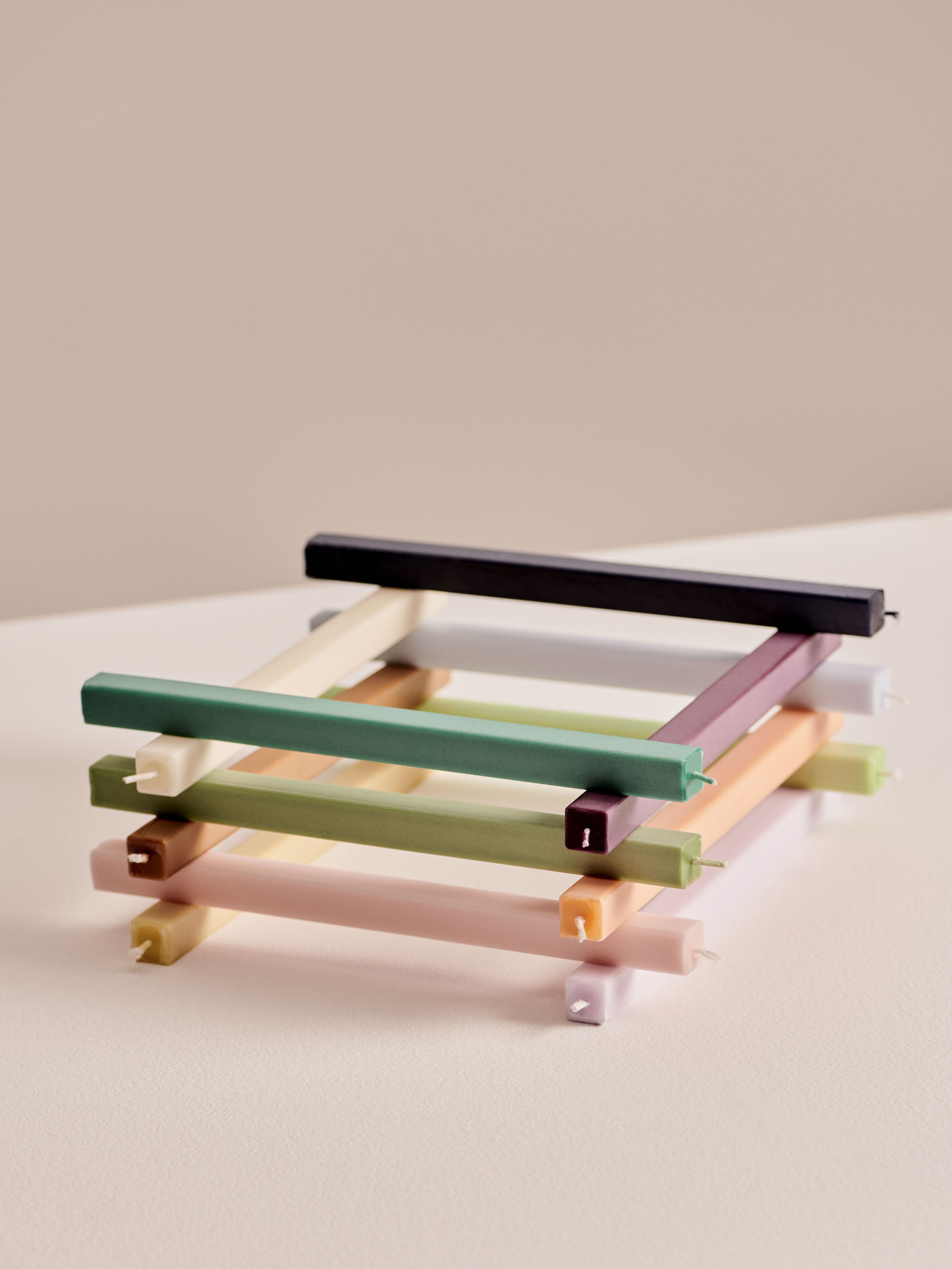 Square Candle / 方蠟燭4入組