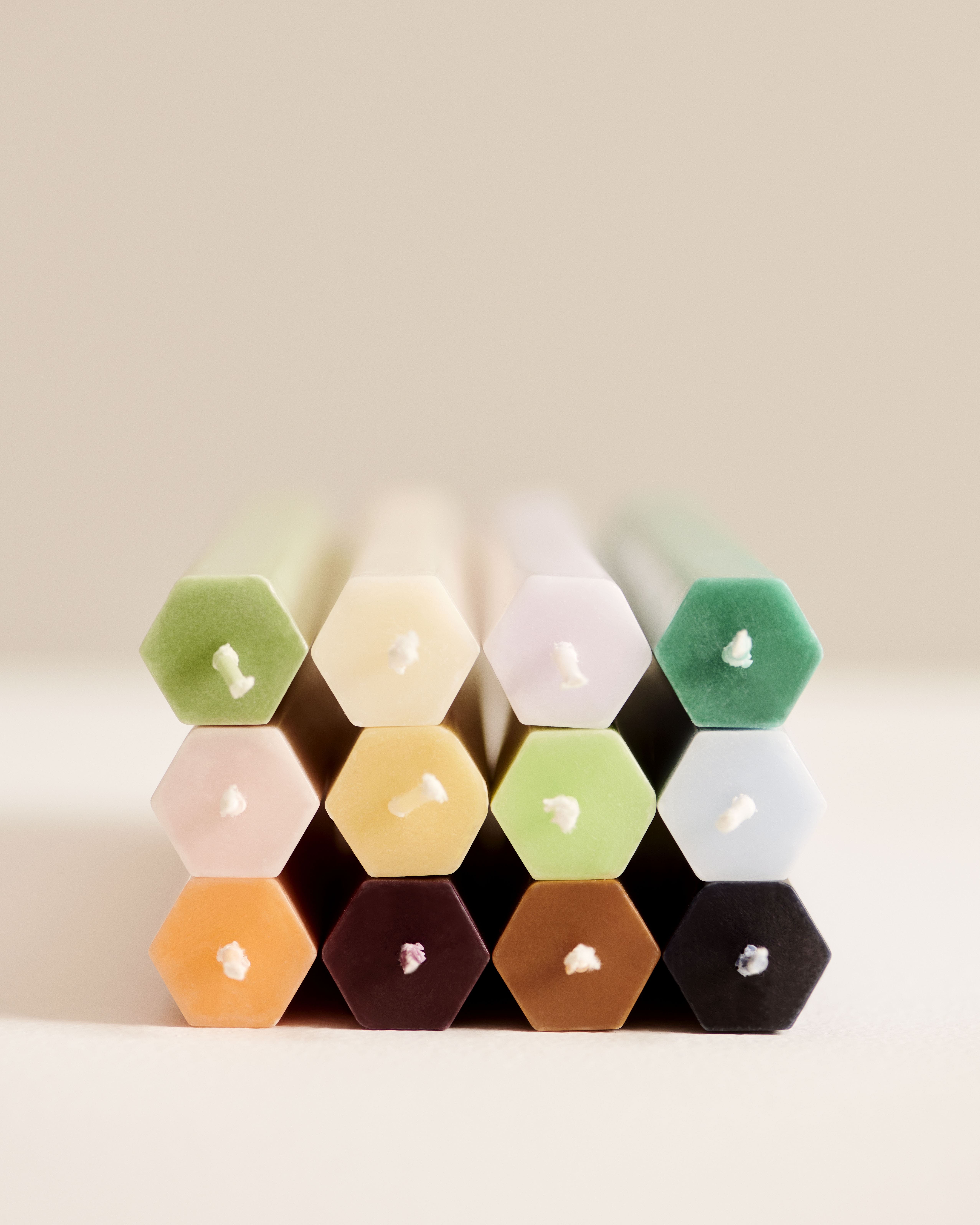 Hexagon Candle / 六角蠟燭4入組