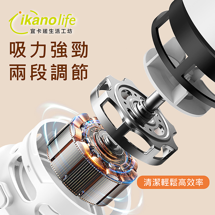 【ikanolife】Q21多功能隨身吸塵清潔器