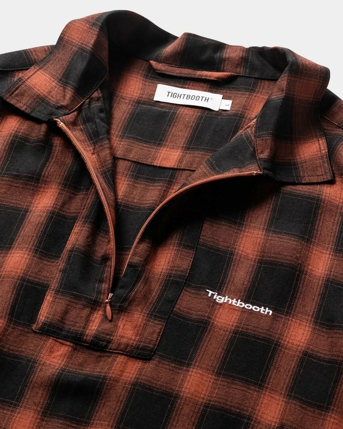 TIGHTBOOTH - PLAID HALF ZIP L/S SHIRT / 2COLORS