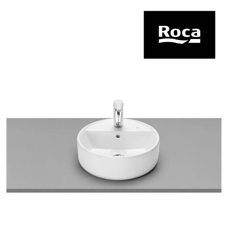Roca "The Gap Round" 3270MK000 Over countertop basin with overflow & 1 tap hole