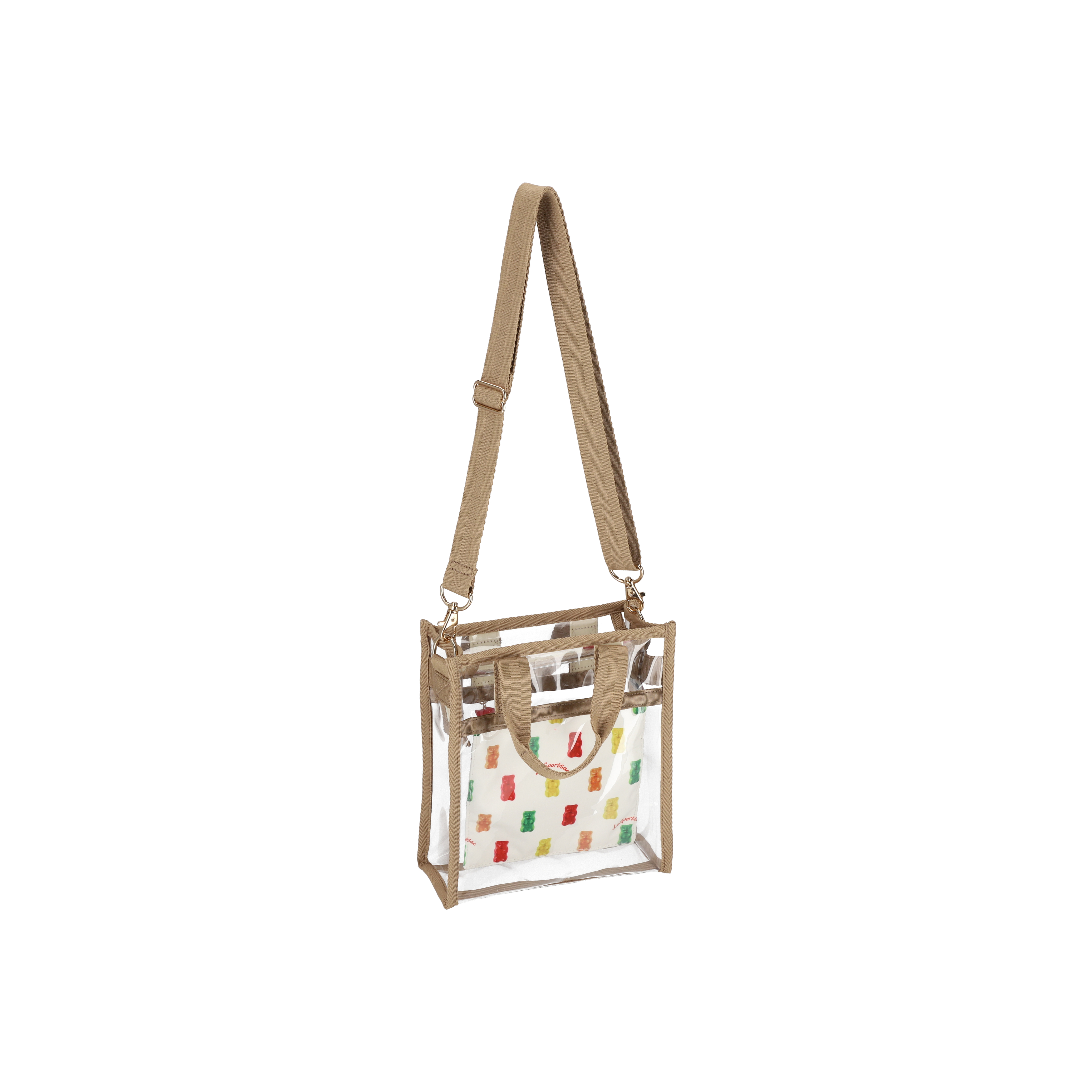 HERITAGE BELT BAGハリボーゴールドベアーズ 迷你托特斜背包(HARIBO GOLD BEAR/ CLEAR)