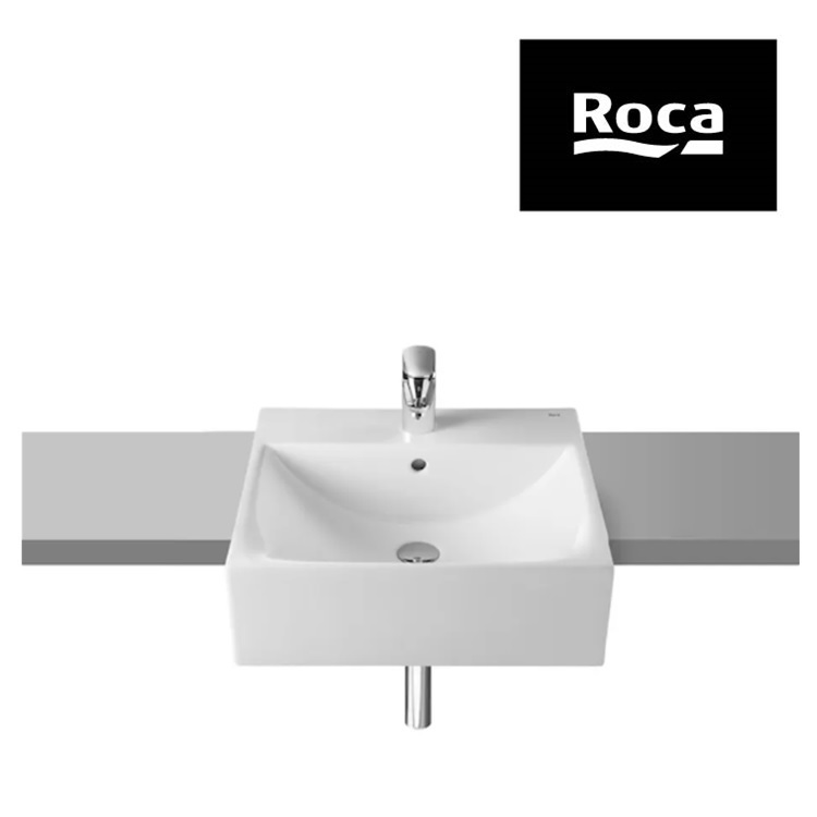 Roca "Diverta" 32711S000 Semi-recessed washbasin with 1 tap hole