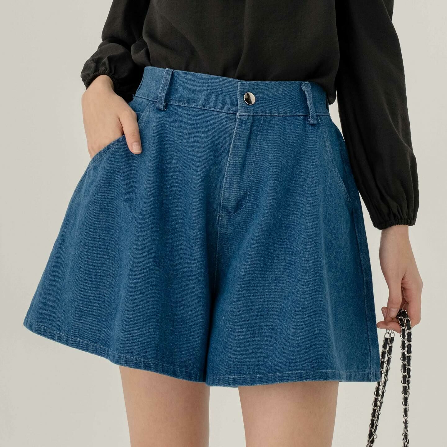 Kimmame - Karen Denim 牛仔短褲