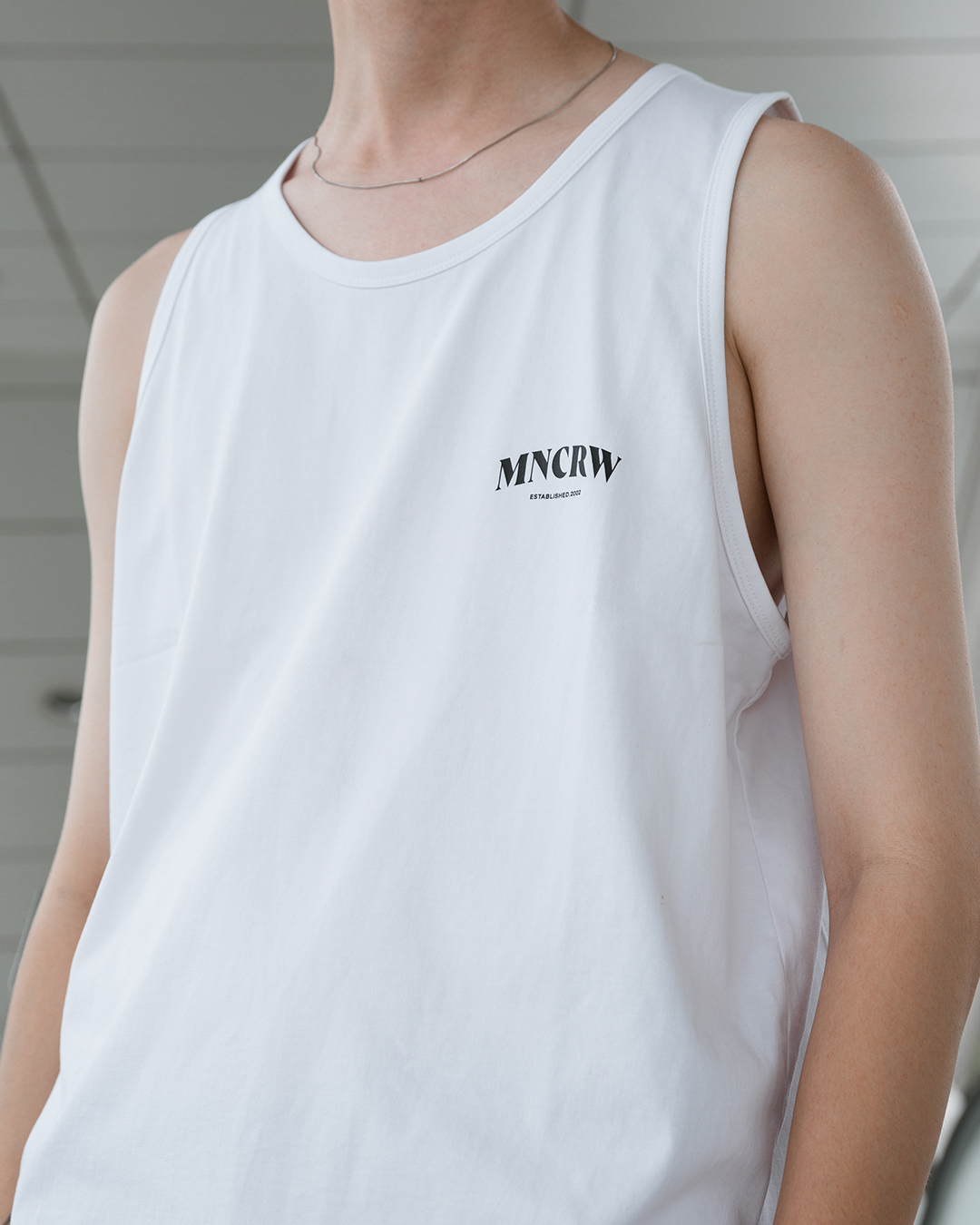 MANIA 經典拼布背心 親膚 特殊棉紗 黑/白 24 S/S Classic Patchwork Tank Top