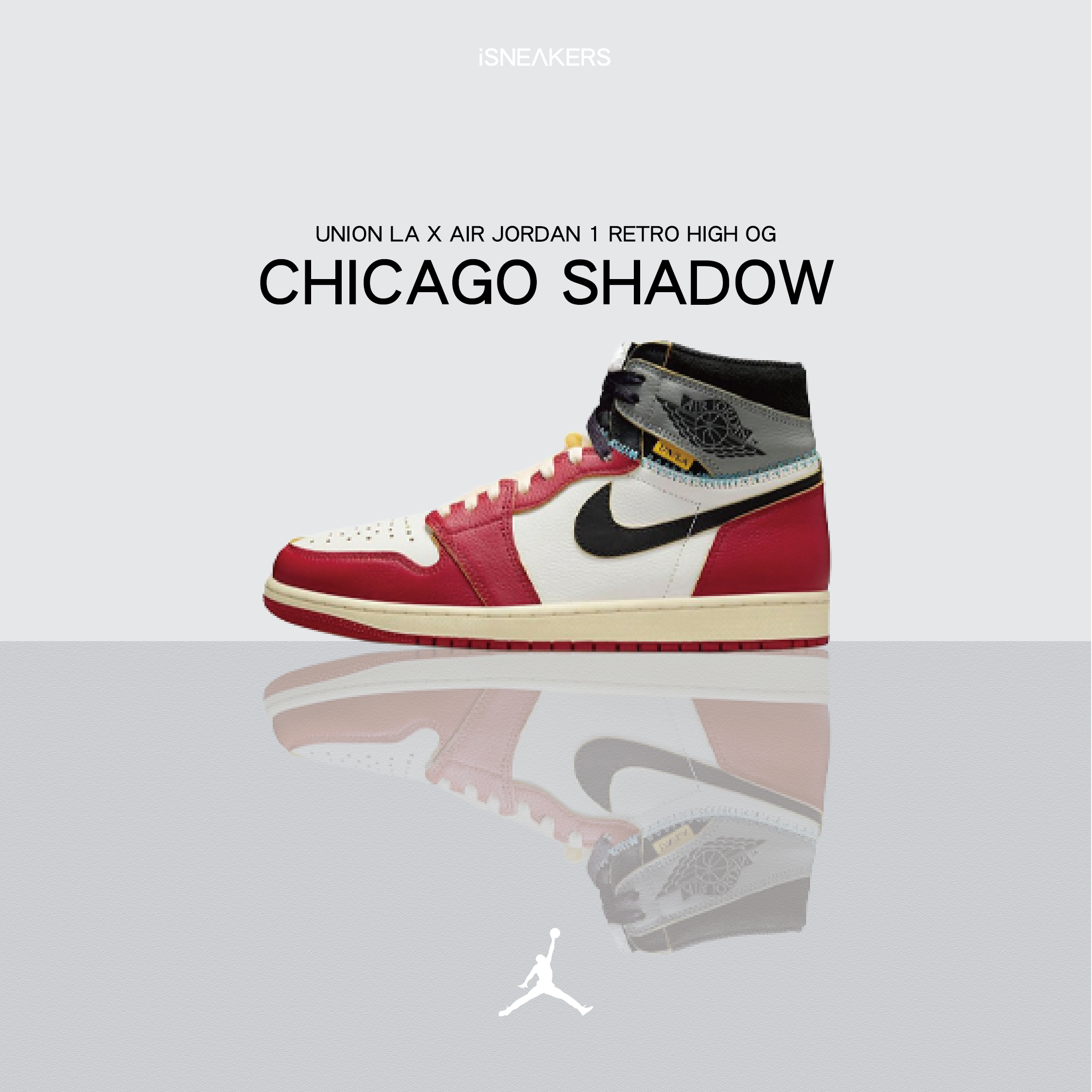 iSNEAKERS｜Union LA x Air Jordan 1 Retro High OG "Chicago Shadow" 芝加哥 HV8563-600