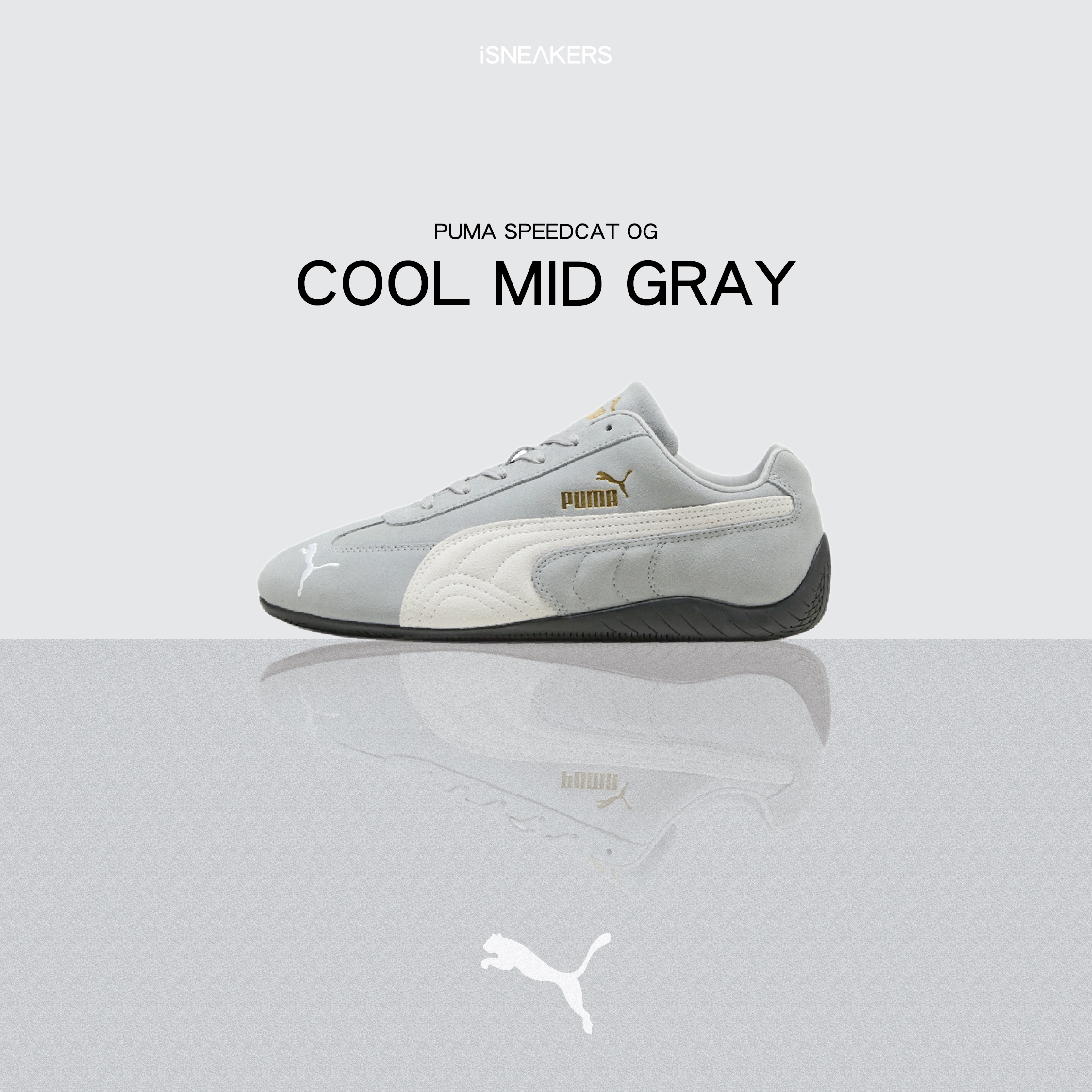 iSNEAKERS｜Puma Speedcat OG "Cool Mid Gray" 羊絨灰 398846-05