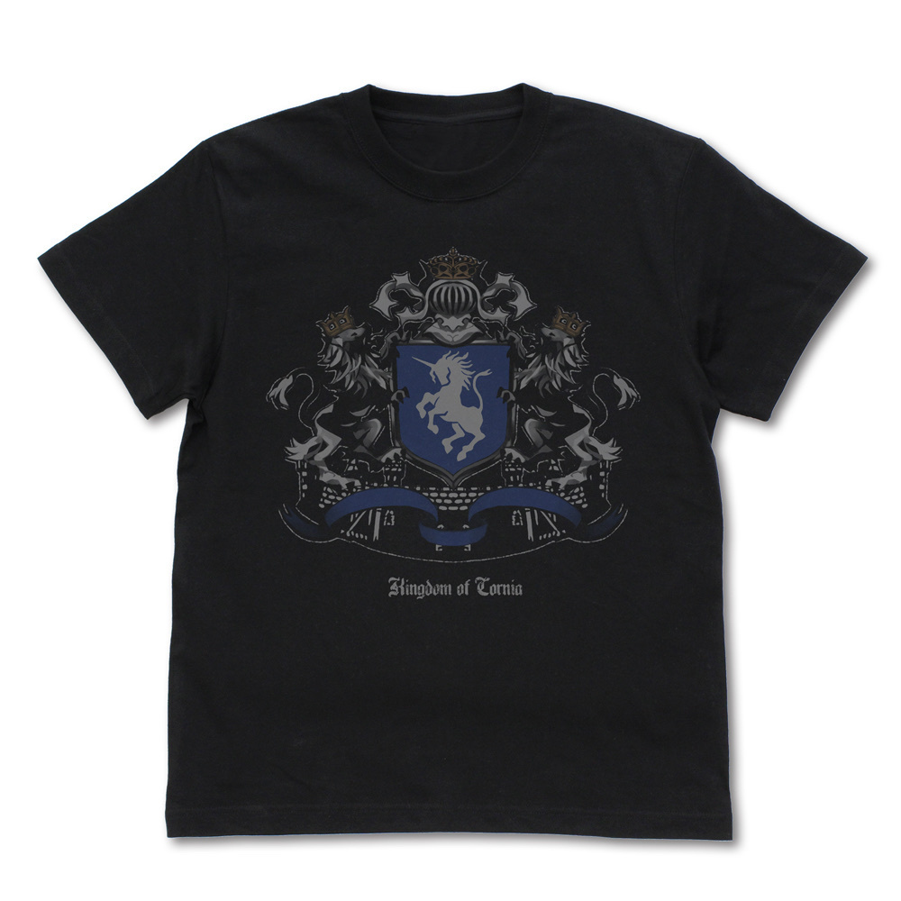 Cospa 0331 コルニア王国 Tシャツ [ユニコーンオーバーロード] BLACK