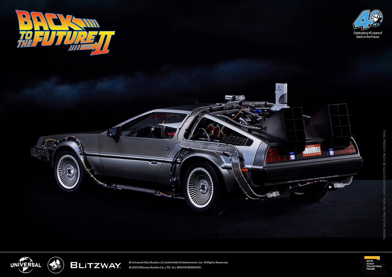 [訂金] BLITZWAY 1/6 回到未來2 時光飛車 Time Machine BW-UMS12201