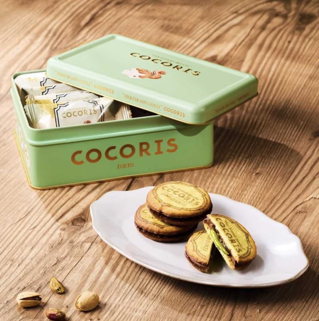 COCORIS｜開心果牛奶朱古力夾心餅