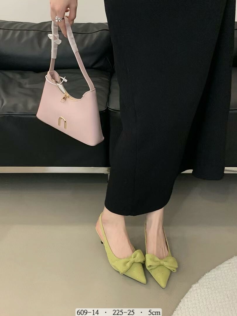 609-14韓國法式甜美蝴蝶結單鞋