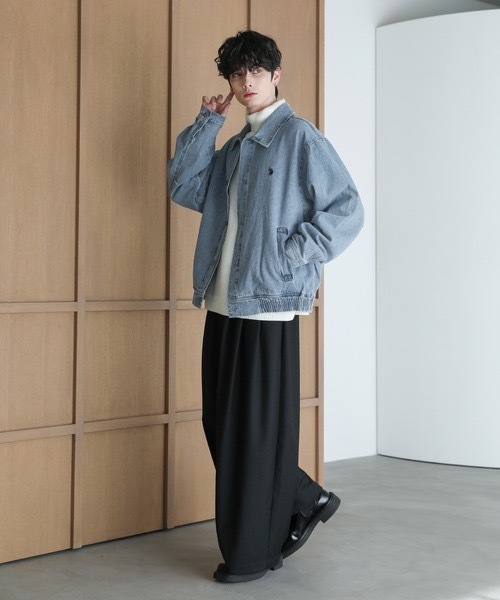 #預購 日本限定 U.S. POLO ASSN. 短款皮革外套 牛仔外套 四色