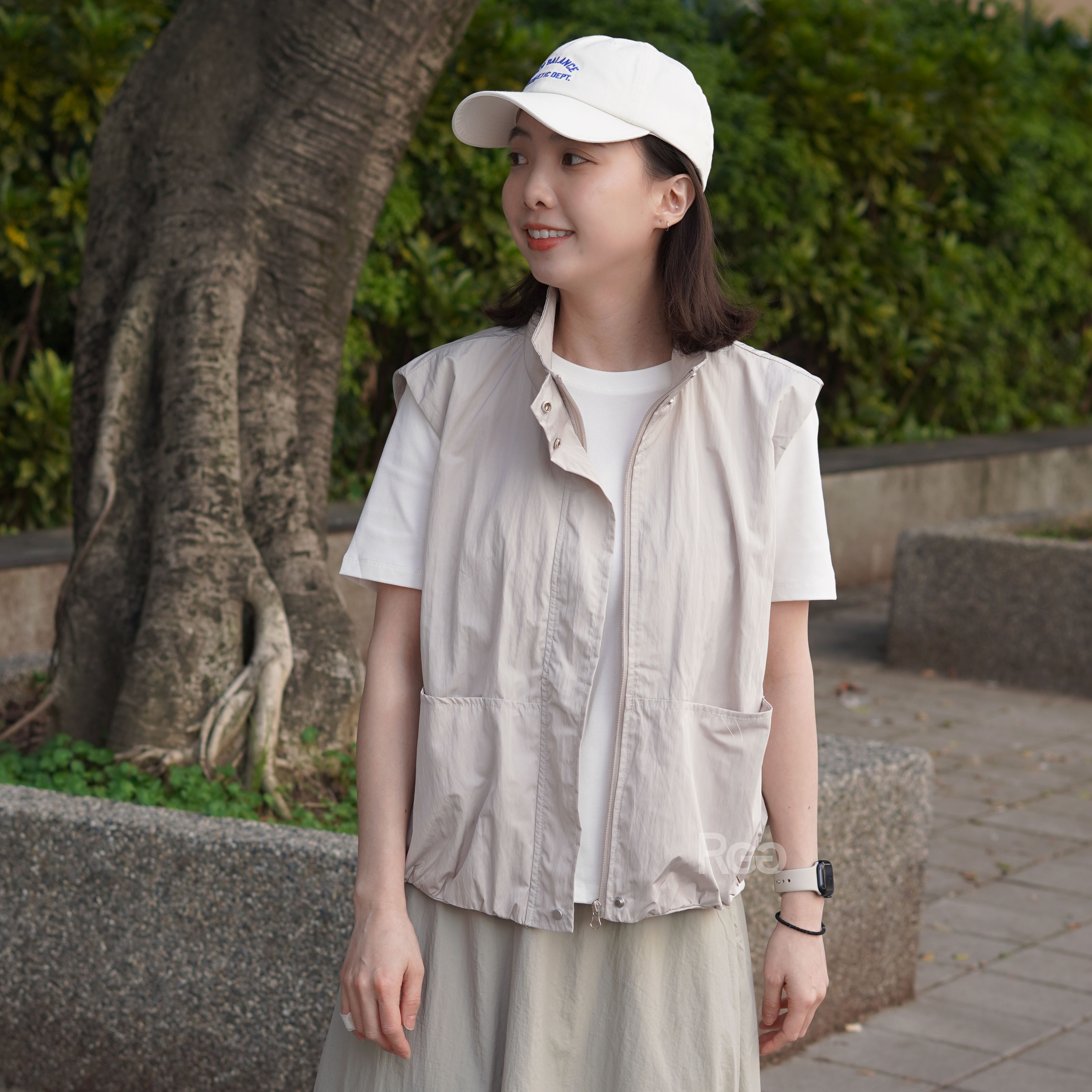 #508 率性休閒立領背心