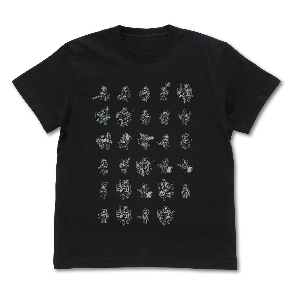 Cospa 0331 コルニア王国 2Dキャラクター Tシャツ [ユニコーンオーバーロード] BLACK