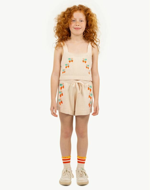 TINYCOTTONS 草莓針織短褲 STRAWBERRIES SHORTS
