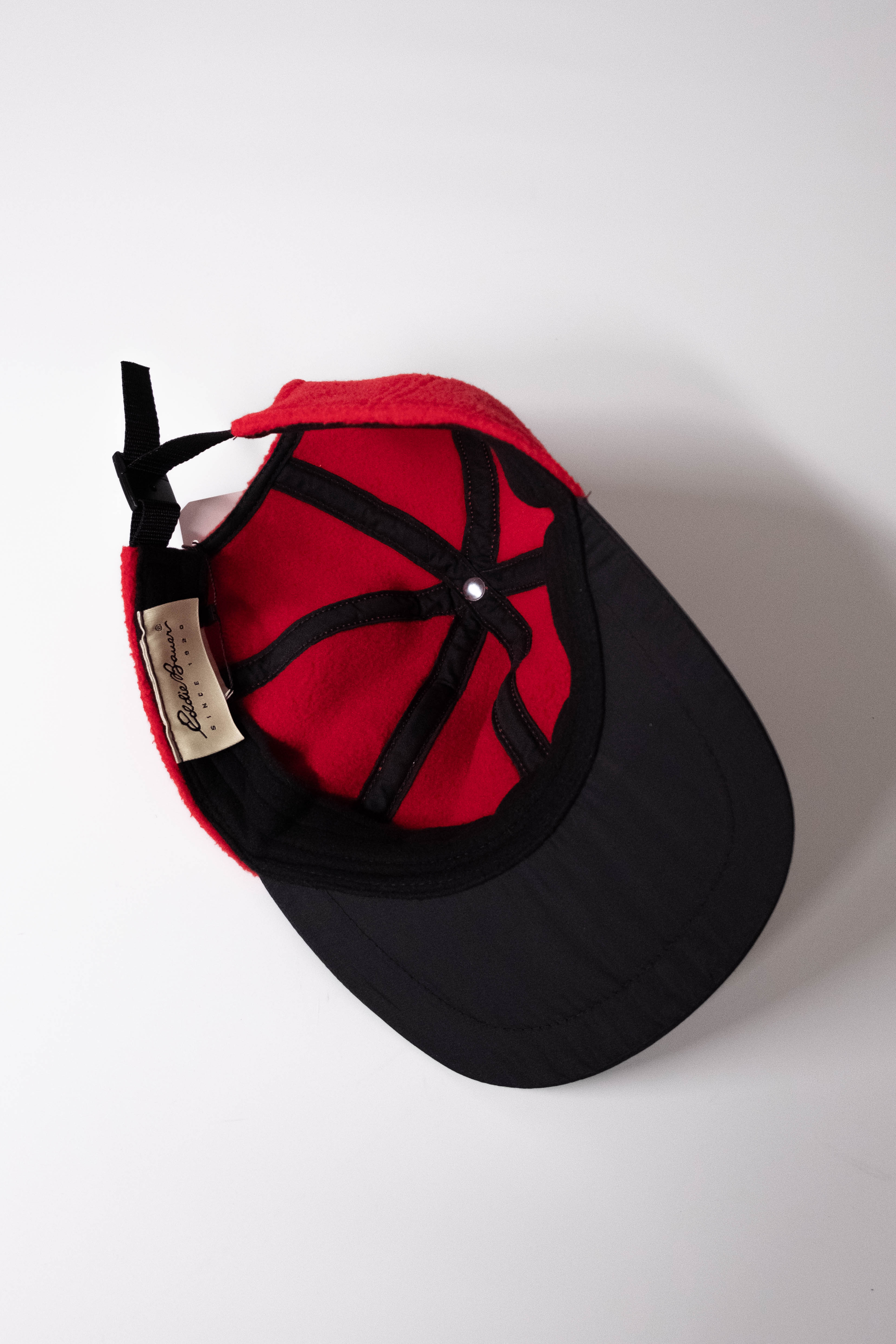 Eddie Bauer 1980s 拼色刷毛帽