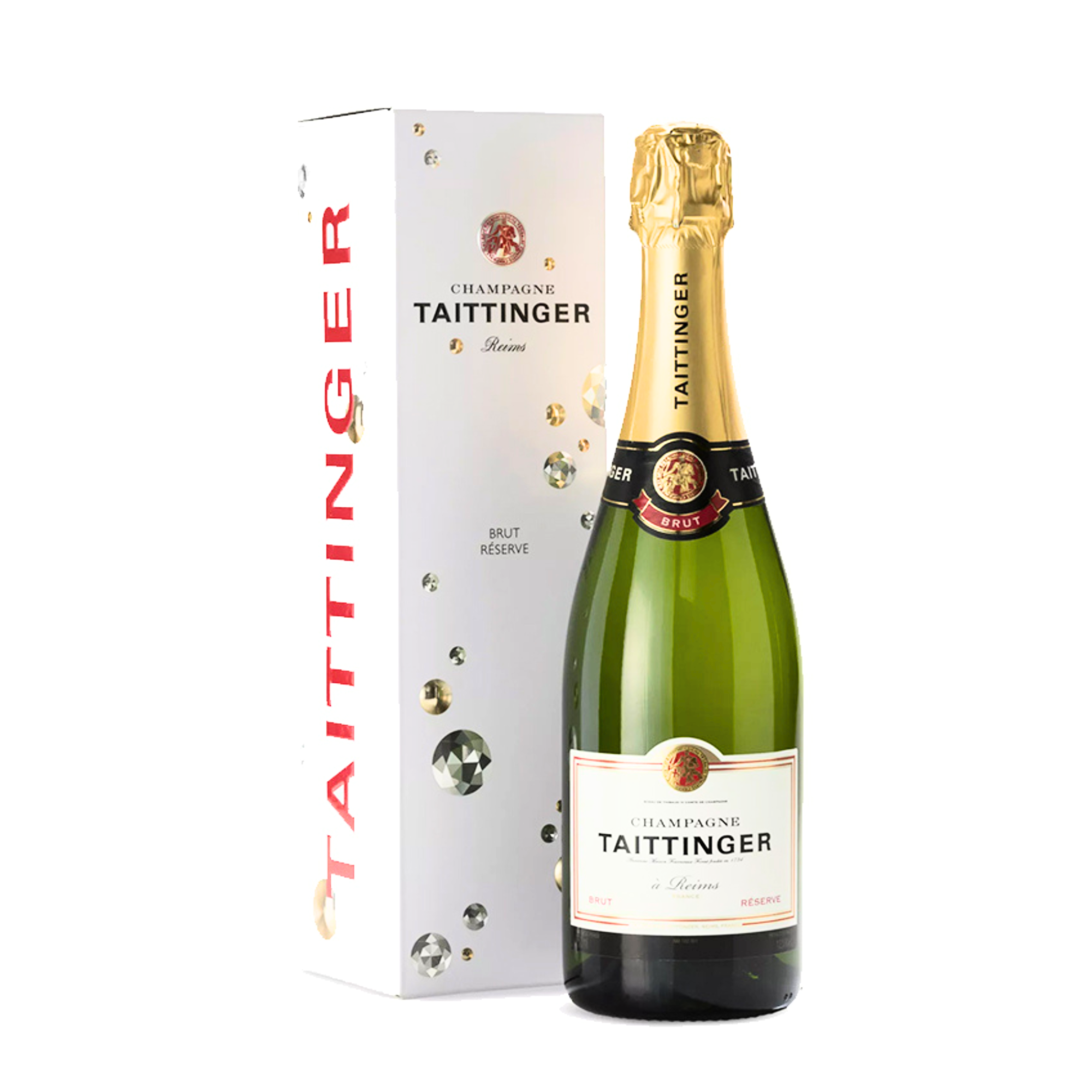 法國泰廷爵香檳 (禮盒裝) Taittinger Brut Reserve Diamant Champagne 750 ml /支