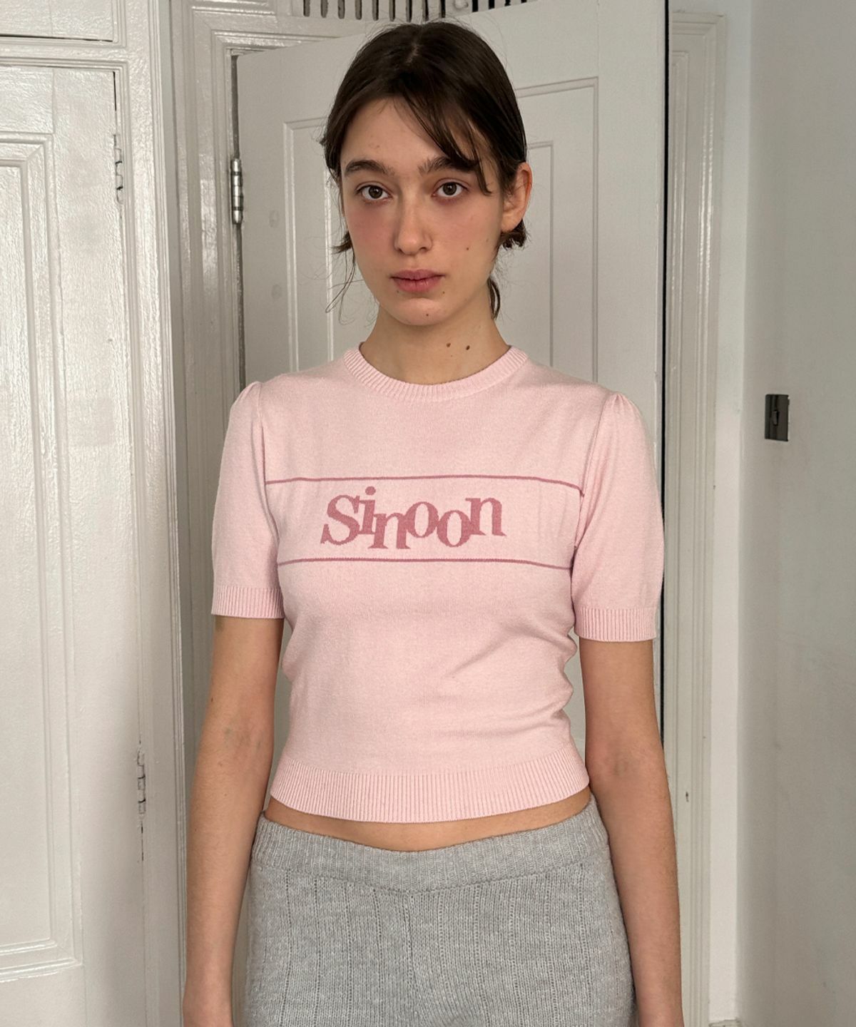 【Sinoon】 Sinoon Logo Half Knit 8色 org.jpg