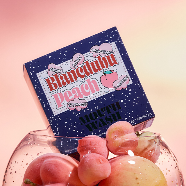韓國院線產品 BLANC DUBU 漱口 Mouth Wash (Lemon/Peach) 1.5g x 28ea