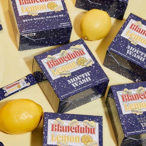 韓國院線產品 BLANC DUBU 漱口 Mouth Wash (Lemon/Peach) 1.5g x 28ea