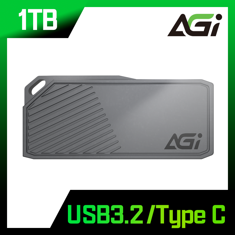 【AGI】 ED238 USB3.2 1TB 外接式SSD固態硬碟