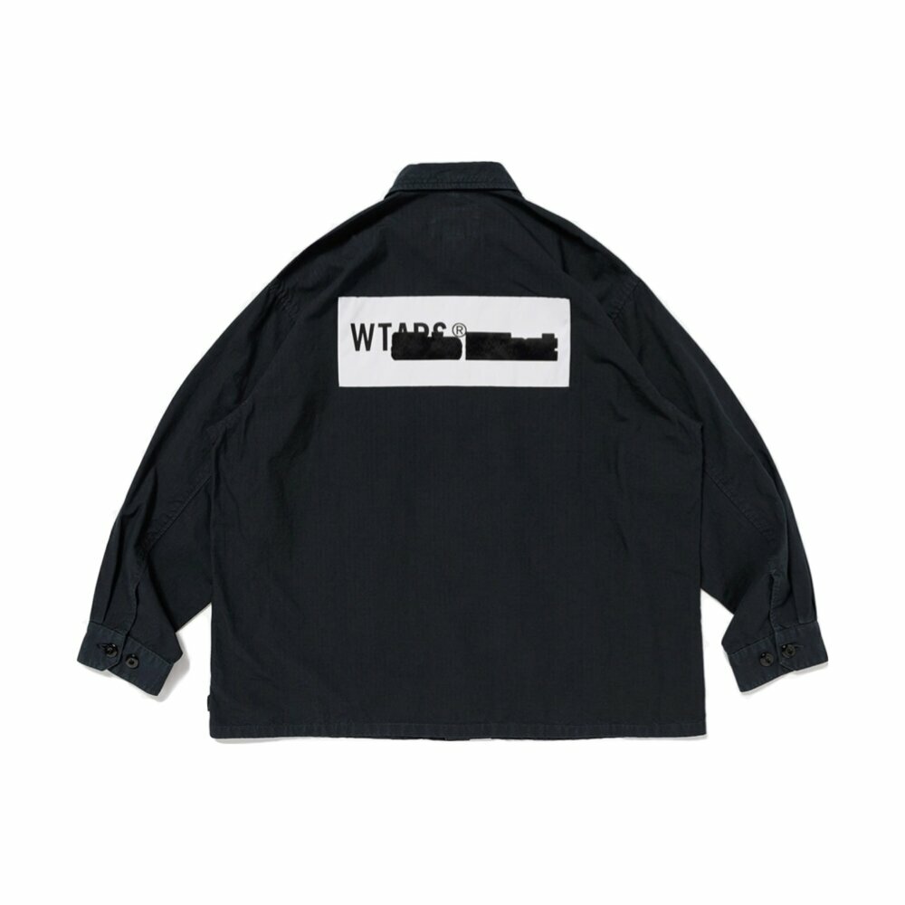 Wtaps Cotton Ripstop 襯衫 黑 251WVDT-SHM02