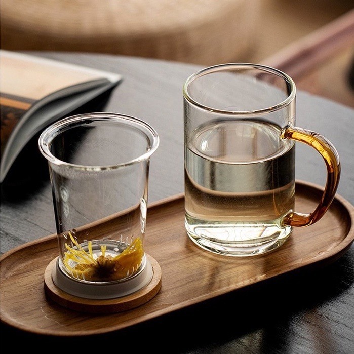 高款三件式泡茶杯