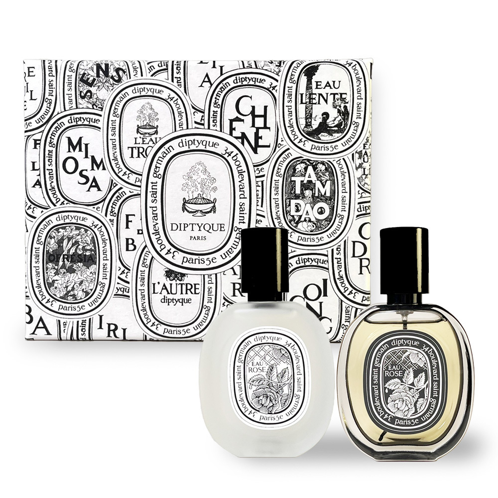 Diptyque 蒂普提克 玫瑰之水香氛禮盒 (淡香精30ml+髮香噴霧30ml)