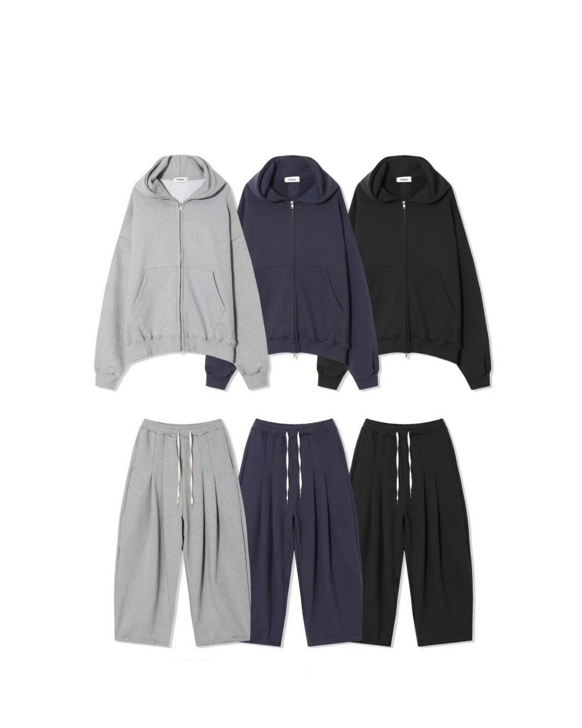 TXT 崔然竣同款 慵懶感 寬鬆 連帽外套 #套裝